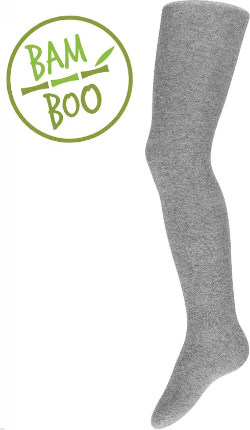 Collants BAMBOU, 2 paires de GRIS MELANGE 110/116