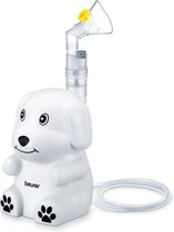 Beurer IH 24 Kids Inhalator - Inhalator voor kinderen vanaf 6 maanden - Hond Dr. Dog - Medisch apparaat - Vernevelaar - Aerosoltoestel - Incl. siliconenmaskers - Persluchttechnologie - Set accessoires - 5 Jaar garantie