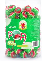 Hirsch - Super Bubble Lolly - Watermeloen - 100x17 Gram - Lollie - Watermelon