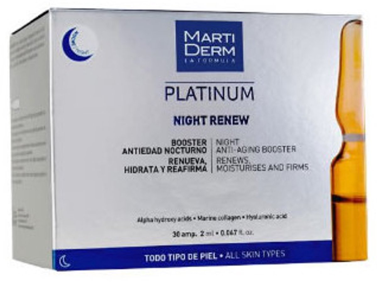 Ampullen Martiderm Platinum Night Renew