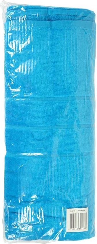Summerville Strandlaken - 100% Katoen - Aqua Blauw XL - 100x200 cm