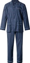 Gentlemen - heren pyjama flanel 9443 - donkerblauw - maat 64