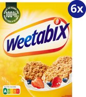 Weetabix Original - 6x 430 gram - Volkoren Ontbijtgranen - Nutriscore A - Rijk Aan Vezels