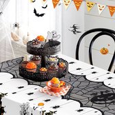 Halloween Tafellaken Tafel Decoratie Halloween Decoratie Halloween Versiering Tafelkleed Zwart - 1 Stuk