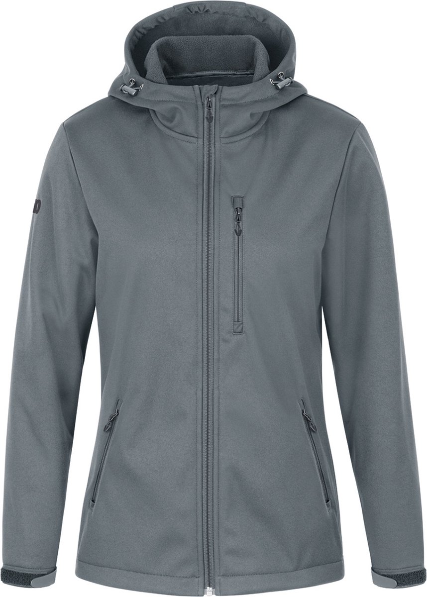 Jako Premium Softshelljas Dames - Steengrijs | Maat: 42