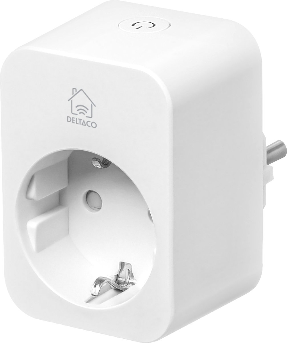 Deltaco Smart Home - Slimme Stekker met Energiemonitoring - Wit
