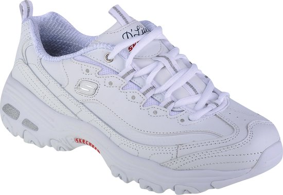 Skechers D'Lites-Fresh Start 11931-WNVR, Vrouwen, Wit, Sneakers, maat: 40