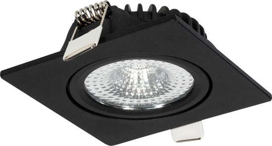 Ledmatters - Inbouwspot Zwart - Dimbaar - 5 watt - 510 Lumen - 3000 Kelvin - Wit licht - IP44 Badkamerverlichting