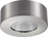 Ledmatters - Opbouwspot Nikkel - Dimbaar - 5 watt - 415 Lumen - 2700 Kelvin - Warm wit licht - Lichthoek 65 graden - IP44 Badkamerverlichting