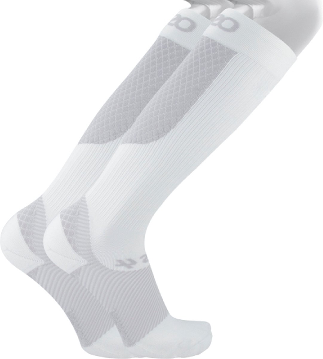 OS1st FS4+ fasciitis plantaris sport compressiesokken maat L (43-47) – wit – hielspoor – achillespeesontsteking – hielpijn – pijn aan de voetboog – naadloos