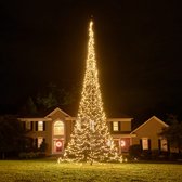 Fairybell LED Buiten Kerstboom voor in de vlaggenmast - 10 meter - 2000 LEDs - Warm wit