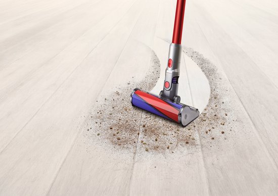 Dyson V11 Fluffy - Steelstofzuiger - Rood - 185 Air Watts - Speciale zachte roller