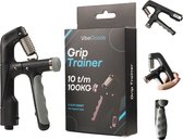 VibeGoods Grip Trainer - 10 tot 100kg - Handtrainer - Handknijper - Onderarm Trainer - Gripster
