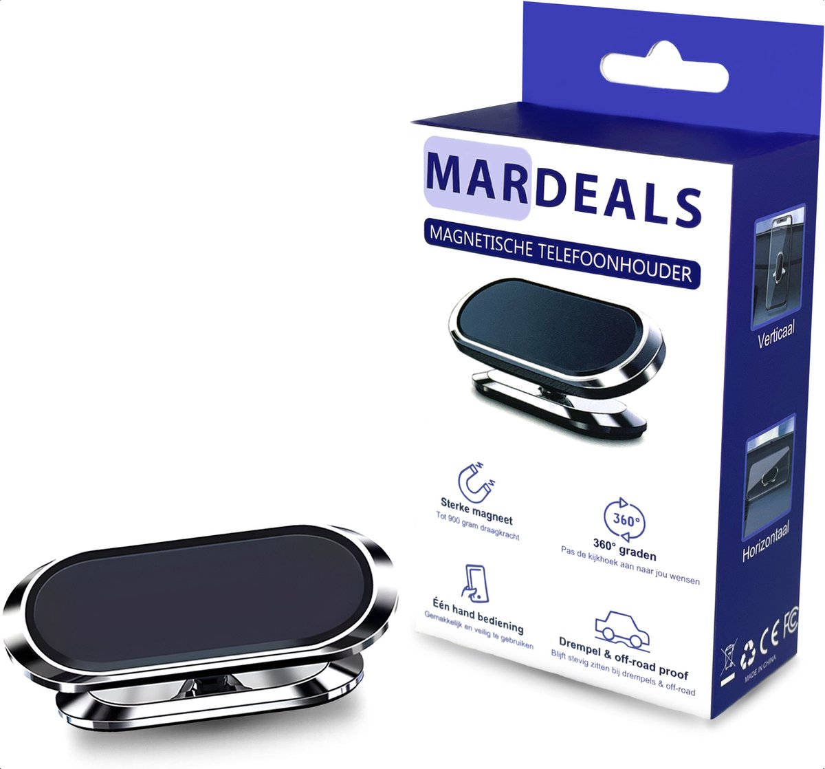 Mardeals® Telefoonhouders Auto Magnetisch - Drempel Proof - Magneet GSM Houder - Auto Accessoires