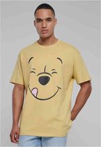 Mister Tee Haut de gamme Winnie l'ourson - T-shirt surdimensionné pour homme Disney 100 Pooh Face - M - Jaune