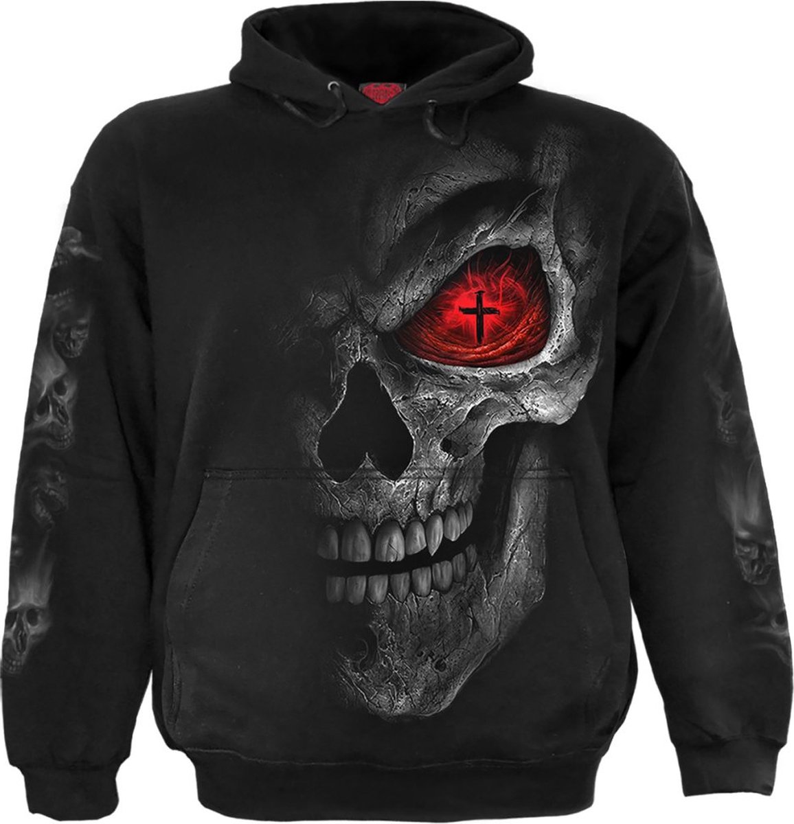 Spiral Death Stare Heren Trui met capuchon - zwart - L