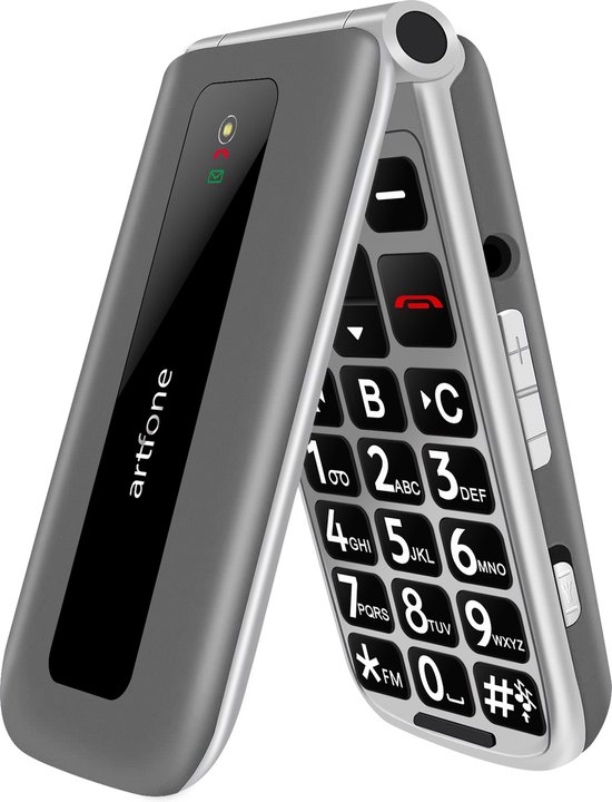Artfone F30 - Téléphone à clapet senior - Supporté 2G + 3G + 4G - Big Keys  Mobile -... | bol