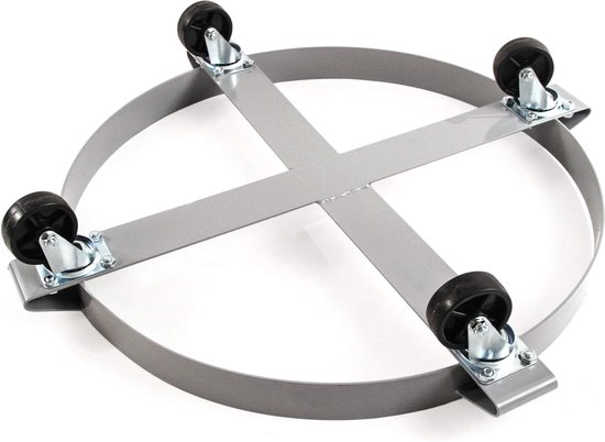 Silvermile Trommelwagen - Vatenroller - Vatenwagen - Rolwagen voor vaten - 300 kg - Ø60 cm van Silvermile — afbeelding 4