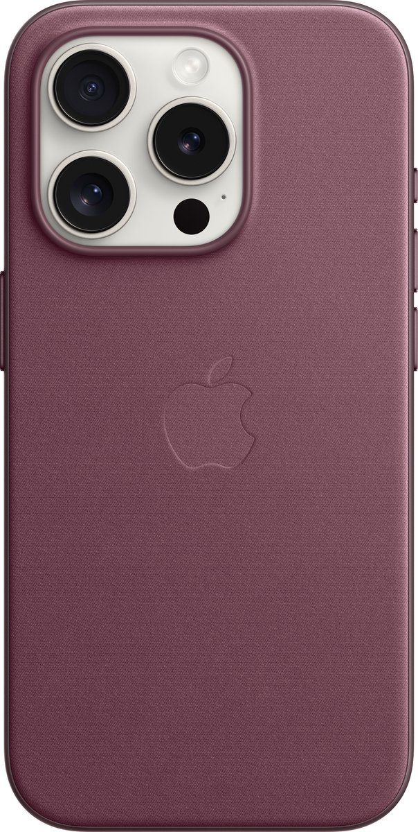 Apple FineWoven Case with MagSafe geschikt voor iPhone 15 Pro - Mulberry