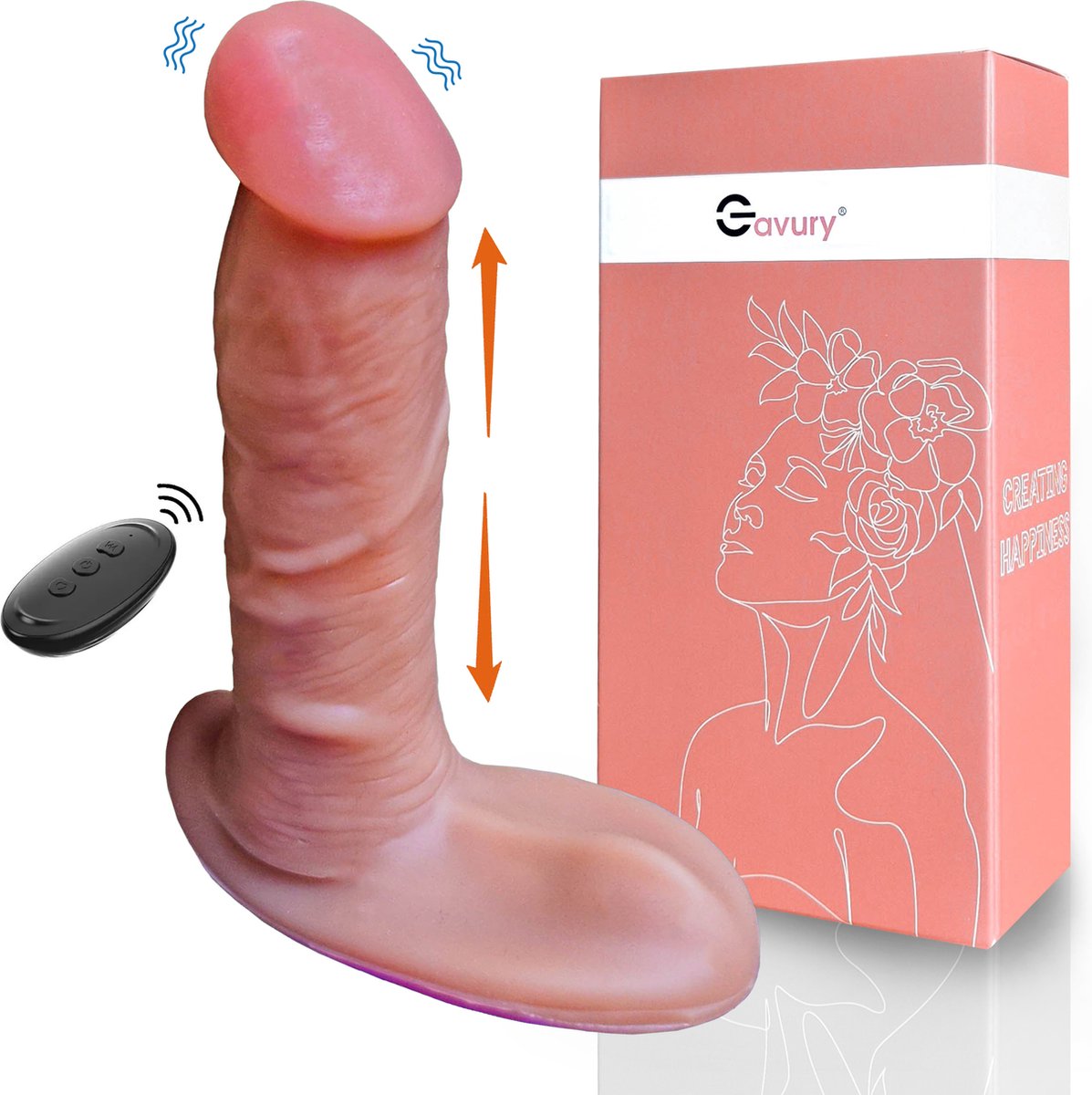 Goedkoopste GAVURY SKIN PRIME BUTTPLUG - Mannen en Vrouwen - Vibrerend en Stotend - 10 Vibratie Standen - Huid Siliconen Butt Plug - Clitoris en Prostaat Stimulator - Intense Sex Orgasme - Thrusting Dildo - Anale Seksspeeltjes - G-spot Vibrator - Gay en Hetero