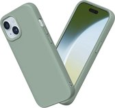 RhinoShield SolidSuit Coque arrière iPhone 15 Plus Vert Sage
