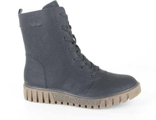 Rieker veterboots zwart hotsell