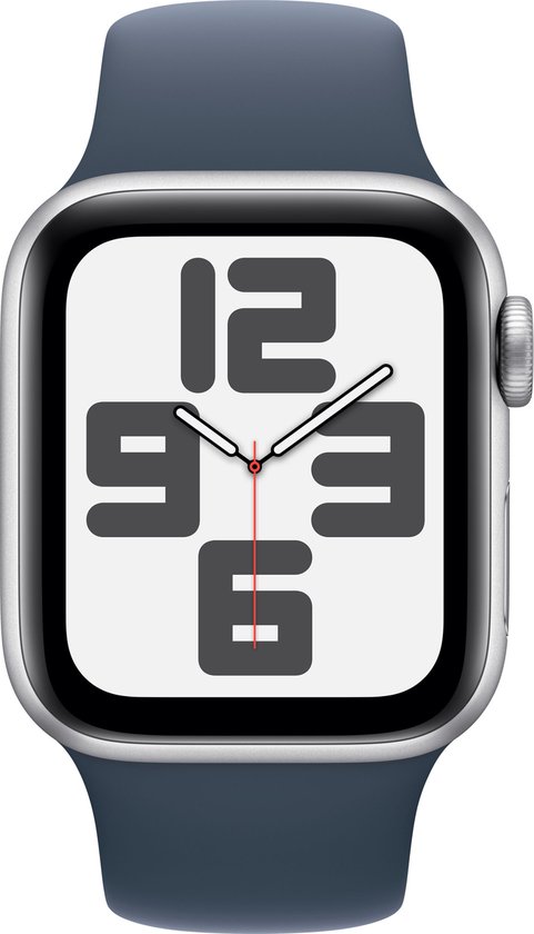Apple Watch SE 40mm – Sportbandje – Zilver (S/M)