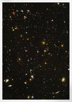 Hubble Ultra Deep Field | Space, Astronomie & Ruimtevaart Poster | A4: 21x30 cm