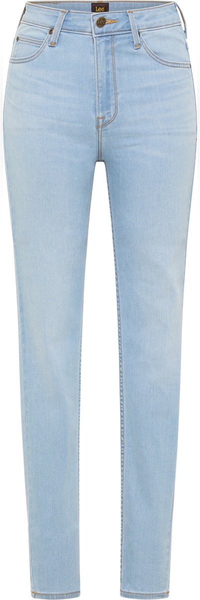 LEE SCARLETT HIGH EXTRA LIGHT WORN IN W30 X L31 Blauw