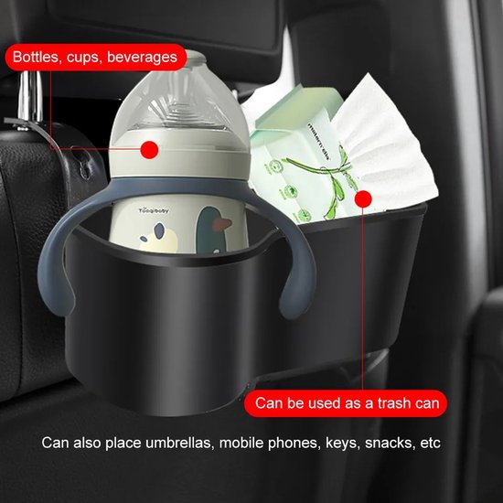 Support universel - Porte-gobelet pour voiture - Porte-canette - Porte- gobelet 
