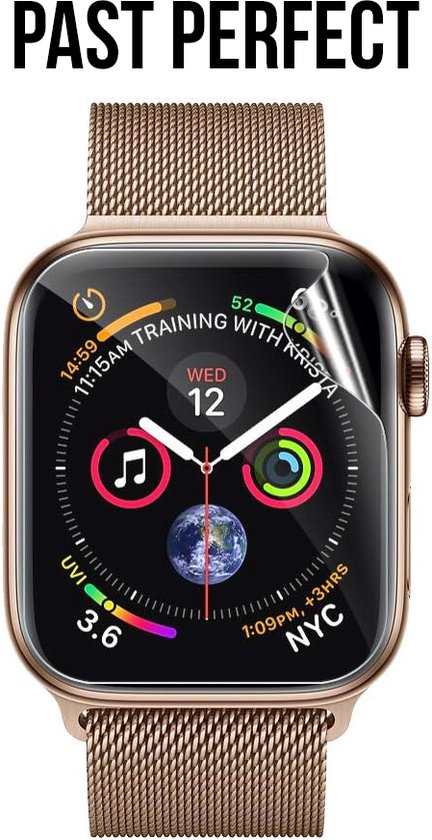 Screenprotector geschikt voor Apple Watch Series 4 / 5 / 6 / SE - 40 mm Screen Protector - Podec - 8 Stuks