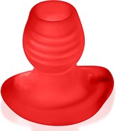 Oxballs - Glowhole-1 Hollow Buttplug with Led Insert Red Morph Small