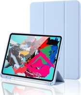 Phreeze Tri-Fold Hoes - Geschikt voor iPad 10.9 Hoes (2022) - 10e Generatie - Book Case - Licht Blauw