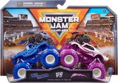 Hot wheels Monster Jam truck - 2-pack Blue Thunder & Full Charge - monstertruck 9 cm schaal 1:64