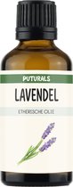 Lavendel Olie 100% Biologisch & Puur - 50ml - Lavendel Etherische Olie Bevat Vitamines, Proteïnen en Linalool - Geschikt voor Huid, Haar en Gezicht - Lavendel Olie in Bad, Diffuser of als Spray voor het slapen - Puur en COSMOS Gecertificeerd