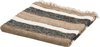 BEEK PLAID RAYURE NOIR/NATUREL 130x170CM