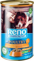 Reno - Hondenvoer Natvoer - Gevogelte in saus - 6 x 1240g