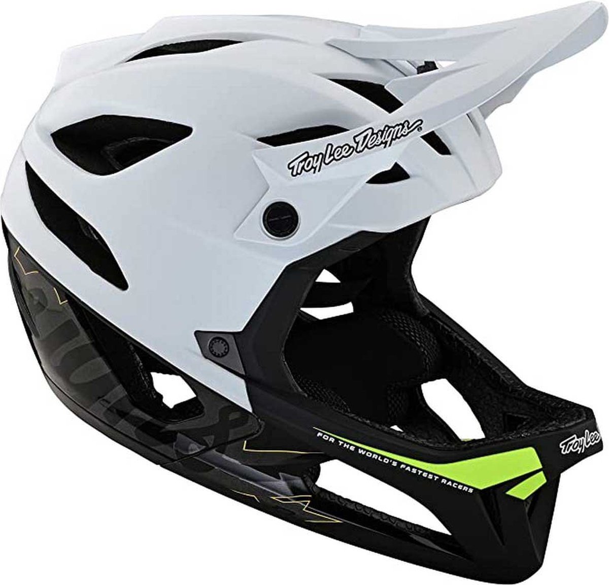Troy Lee Designs Stage Downhill Helm Wit XS-S