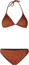 Brunotti Lollyop-Dot Dames Triangel Bikini - Cinnamon - 36