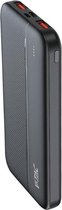 V-tac VT-10000 Powerbank - snellader - 10.000 mAh - Zwart - Geschikt voor iPhone & Samsung
