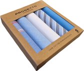 Zakdoeken - meerkleurig - blauw - donkerblauw - cadeauverpakking