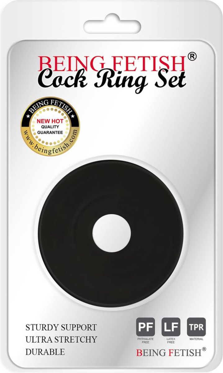 Goedkoopste Cockring extra thick black