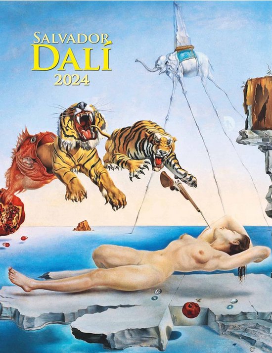 Salvador Dali 2024 - Calendrier d'images 42x56 cm - Calendrier artistique -  Calendrier
