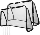 VirtuFit Voetbaldoelen Pro Set - Voetbalgoals - 2 Stuks - 120 x 80 x 60 cm