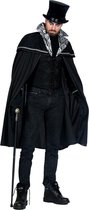 Wilbers & Wilbers - Middeleeuwen & Renaissance Kostuum - Sir Edwin Van Adelstad Man - Zwart - Small - Halloween - Verkleedkleding