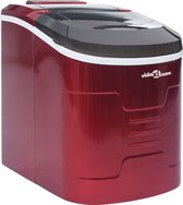 The Living Store IJsblokjesmachine - Rood ABS - 242 x 358 x 328 mm - 12-15 kg / 24 uur