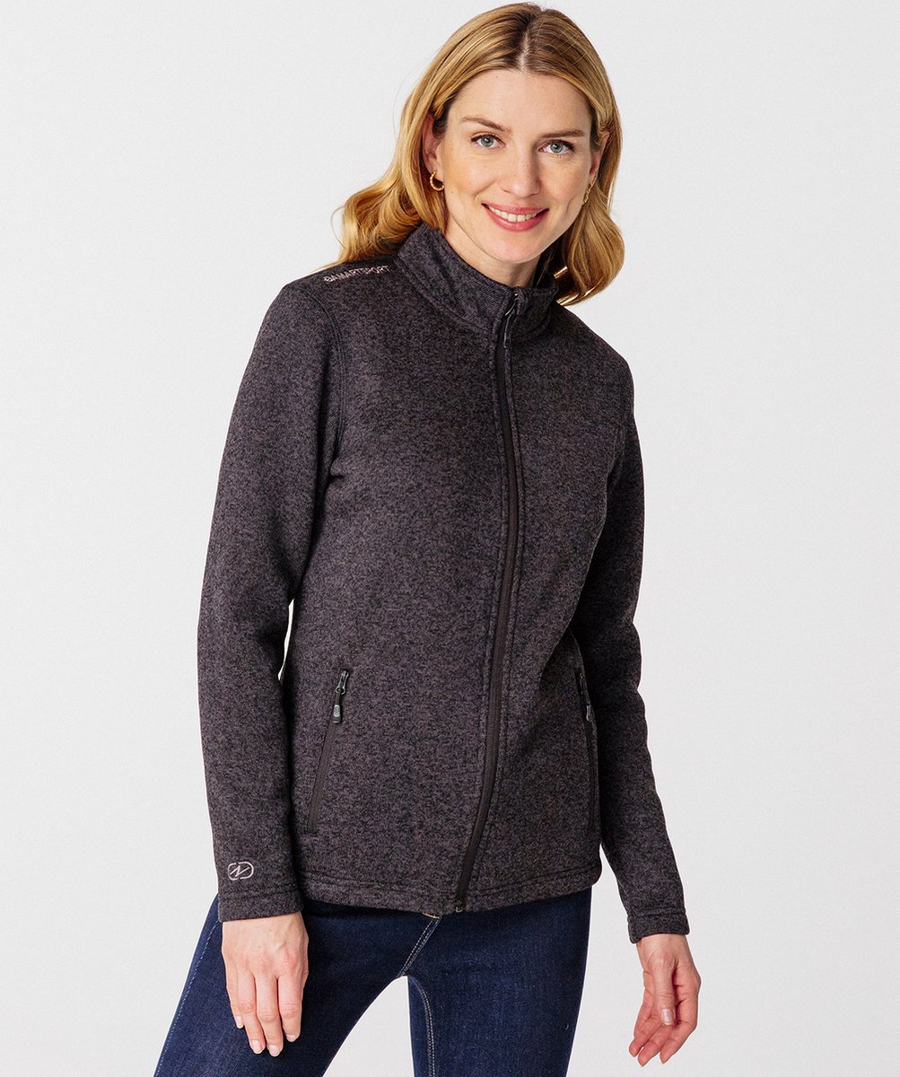 Damart - Damesfleece met opstaande kraag Thermolactyl - Dames - Zwart - S