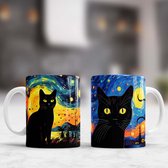 Mok Moon Light - Cats - Gift - Cadeau - CatLovers - Meow - KittyLove - Katten - Kattenliefhebbers - Katjesliefde - Prrrfect