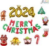 Loha-party®Kerst Thema ballonnen set-Festivz Merry Christmas Ballonnen-Kerst Boom-Folie Ballonen Slinger-2024-Seeuwpop-deer-Kersrversiering-Kerst Decoratie