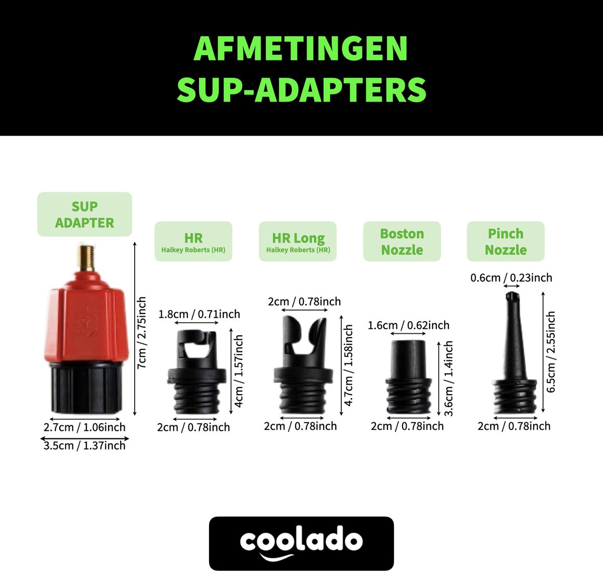 Adaptateur de pompe à air SUP pour planche de surf gonflable